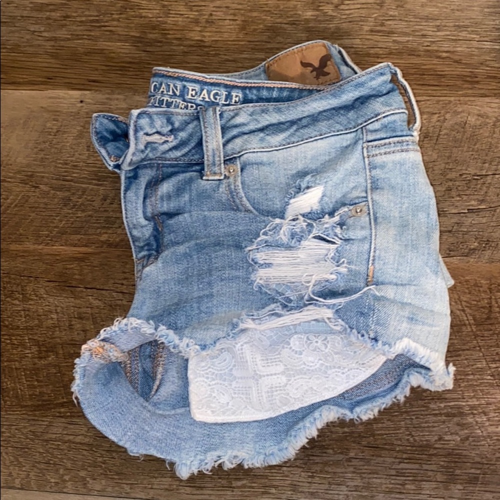 American Eagle Stretch Denim Shorts